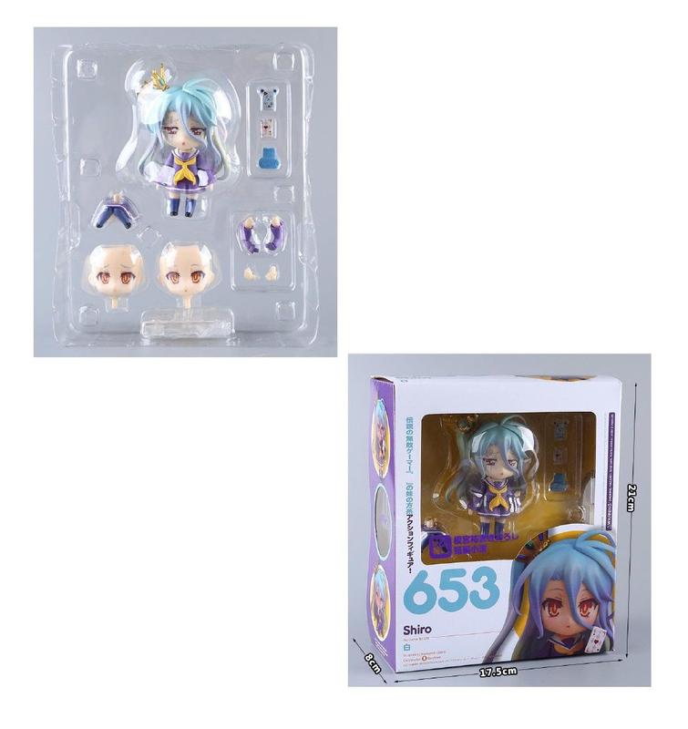 Nendoroid no game no life shiro-Jibril-Sora - BOOTLEG - Copos